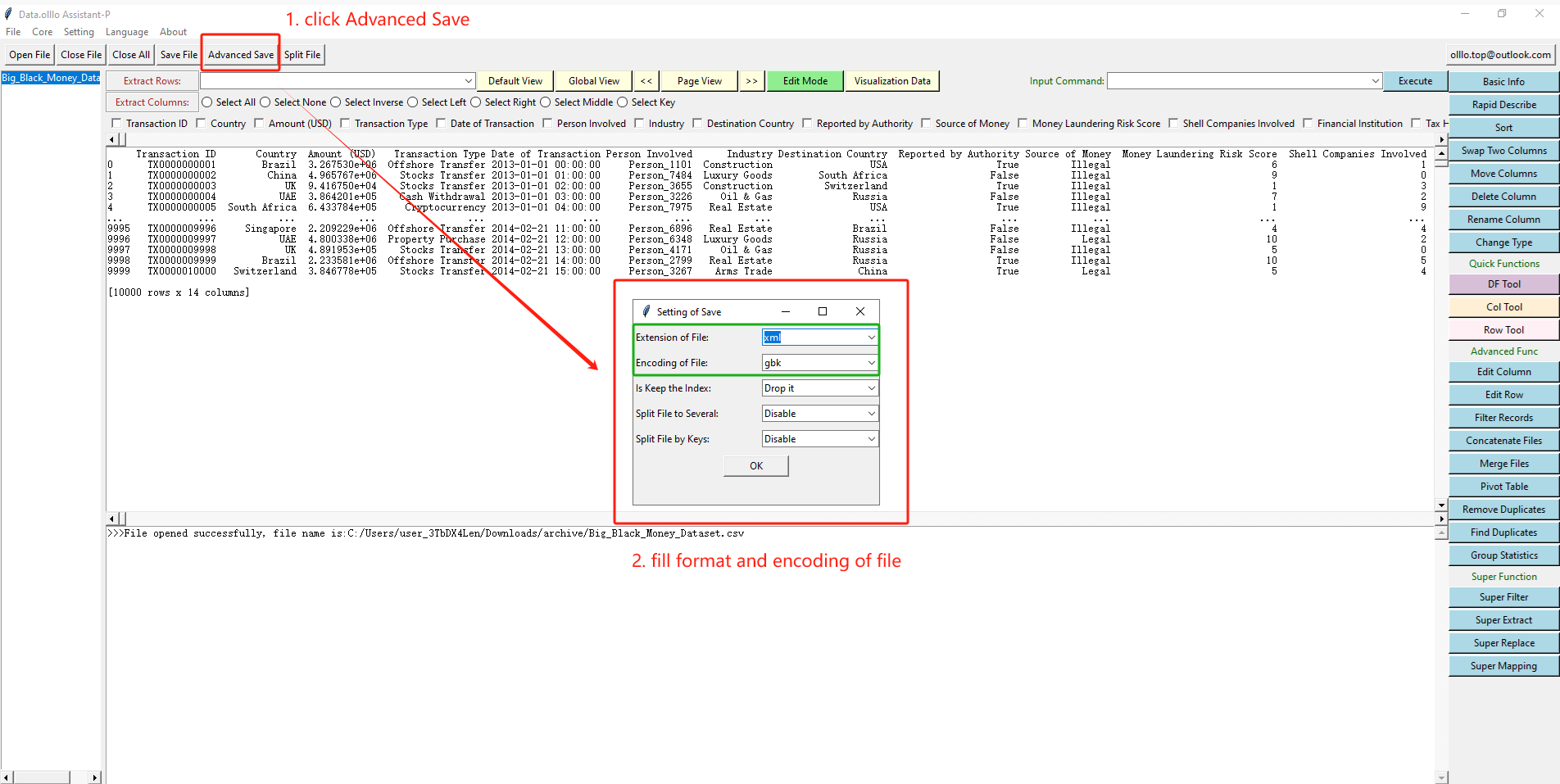 How to Convert Data Formats with Data.olllo