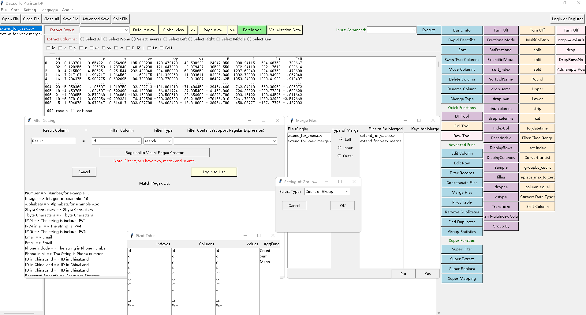 Data.olllo Version 6.0 Release